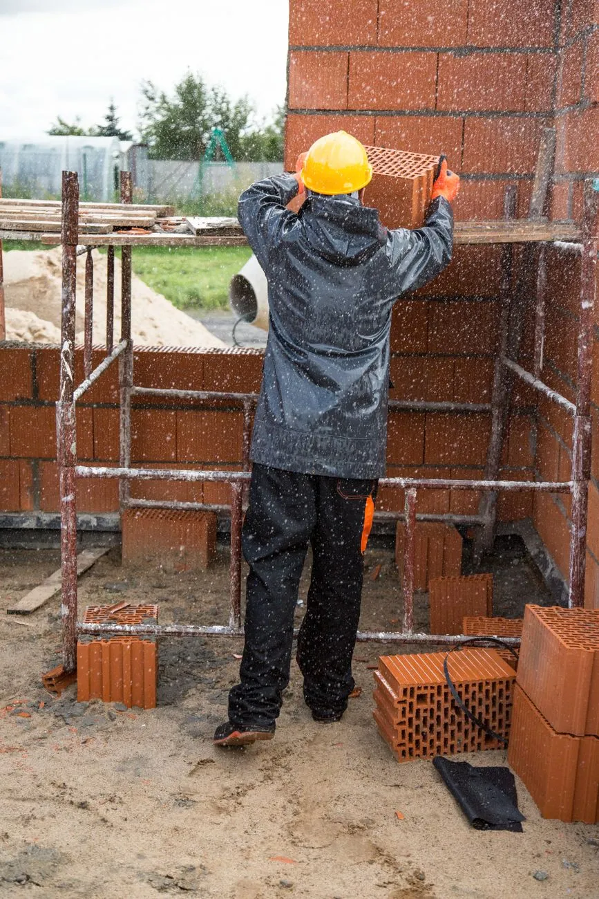 construction workers building site professional european commercial
